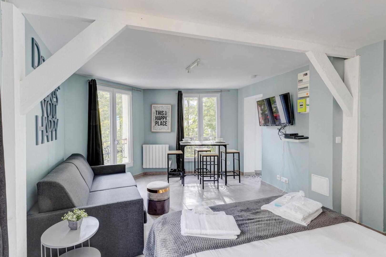 146 Suite Philippe - Charmant Appartement A Parijs Buitenkant foto